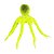 ENFEITE DE SILICONE SOMA JELLY OCTOPUS AMARELO - Imagem 1