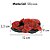 ENFEITE DE SILICONE SOMA CORAL RICORDEA VERMELHA 04 - Imagem 2