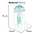 ENFEITE DE SILICONE SOMA JELLYFISH AZUL MD - Imagem 2