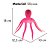 ENFEITE DE SILICONE SOMA JELLY OCTOPUS ROSA - Imagem 2