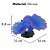 ENFEITE DE SILICONE SOMA CORAL MUSHROOM SPOTTED AZUL 04 - Imagem 2