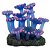 ENFEITE DE SILICONE SOMA CORAL ZOANTHUS PALITHOA AZUL - Imagem 1