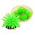 ENFEITE DE SILICONE SOMA ANEMONA SHORT VERDE  4,5 CM (6 UN) - Imagem 1