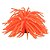 ENFEITE DE SILICONE SOMA ANEMONA SHORT LARANJA 11 CM - Imagem 1