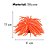 ENFEITE DE SILICONE SOMA ANEMONA SHORT LARANJA 11 CM - Imagem 2
