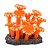ENFEITE DE SILICONE SOMA CORAL ZOANTHUS PALITHOA LARANJA - Imagem 1