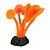 ENFEITE DE SILICONE SOMA CORAL MUSHROOM LONG STEM VERMELHO - Imagem 1