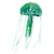 ENFEITE DE SILICONE SOMA JELLYFISH BIG VERDE - Imagem 1