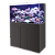 AQUARIO MARINHO BOYU COM SUMP  TRASEIRO/MOVEL HA-1200A 300L PRETO 127V - Imagem 1