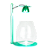 Luminaria Led Micmol Drop Bio-grow Suit - 10w (green) - Imagem 1