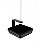 SUPORTE HANGING DE METAL PARA LUMINARIA MICMOL THOR (150CM) - Imagem 1