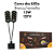 Luminária Led Soma X7 Preta (15w) Led Branco/vermelho 127v - Imagem 3