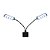 LUMINARIA LED SOMA X 7 PRETA (15W) LED BRANCO AUTOVOLT - Imagem 1