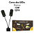 LUMINARIA LED SOMA X 7 PRETA (15W) LED BRANCO AUTOVOLT - Imagem 3