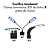 LUMINARIA LED SOMA X 7 PRETA (15W) LED BRANCO AUTOVOLT - Imagem 6