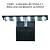 LUMINARIA LED SOMA X 3 PRETA (5W) LED BRANCO AUTOVOLT - Imagem 3
