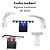 LUMINARIA LED SOMA X 3 PRETA (5W) LED BRANCO AUTOVOLT - Imagem 4