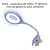 LUMINARIA LED SOMAC7 BRANCA (7W) LED BRANCO/AZUL AUTOVOLT - Imagem 2