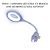 LUMINARIA LED SOMAC5 BRANCA (5W) LED BRANCO/AZUL AUTOVOLT - Imagem 2