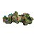Enfeite Aquario Em Resina Soma Rocha Duo Coral 126 - Imagem 1