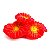 ENFEITE DE SILICONE SOMA CORAL PLATE VERMELHO - Imagem 1