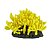 ENFEITE DE SILICONE SOMA CORAL LEATHER FINGER AMARELO 04 - Imagem 1