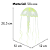 ENFEITE DE SILICONE SOMA JELLYFISH BIG AMARELA NEON - Imagem 3