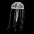 ENFEITE DE SILICONE SOMA JELLYFISH BIG BRANCA - Imagem 1