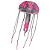 ENFEITE DE SILICONE SOMA JELLYFISH BIG ROSA - Imagem 2