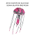ENFEITE DE SILICONE SOMA JELLYFISH BIG ROSA - Imagem 3