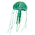 ENFEITE DE SILICONE SOMA JELLYFISH BIG VERDE - Imagem 2
