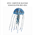 ENFEITE DE SILICONE SOMA JELLYFISH BIG AZUL - Imagem 3
