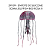 ENFEITE DE SILICONE SOMA JELLYFISH BIG ROSA II - Imagem 3