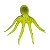 ENFEITE DE SILICONE SOMA JELLY OCTOPUS AMARELO - Imagem 1