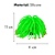 ENFEITE DE SILICONE SOMA ANEMONA SHORT VERDE 11 CM - Imagem 3