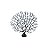ENFEITE DE PLASTICO SOMA INVERTEBRADO GORGONIA PRETA - Imagem 1
