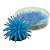 ENFEITE DE SILICONE SOMA ANEMONA SHORT AZUL6 CM - Imagem 2
