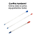 Alimentador De Corais Soma Pipeta 25cm Com Pera Grande(azul) - Imagem 5