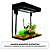 AQUARIO CURVO BOYU MS-520 45L PRETO 220V - Imagem 3