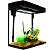 AQUARIO CURVO BOYU MS-520 45L PRETO 127V - Imagem 2