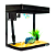Aquario Curvo Boyu Ms-220 7,5l Preto 127v - Imagem 2