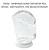 Shark Bag Soma 200micra Tela Nylon-aro Plast(10x20cm)economy - Imagem 4