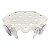 SUPORTE DE ACRILICO SOMA COM VENTOSA DE PRESSAO (14X14X6CM) 13 FUROS - Imagem 1