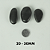 SEIXO SOMA NATURAL PEBBLE BLACK SEMI BRILHO (20-30MM)-10KG - Imagem 2