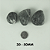 SEIXO SOMA NATURAL PEBBLE BLACK/WHITE (30-50MM)-10KG - Imagem 6