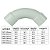 SANKING CURVA LONGA 90° SOLDAVEL 1" UPVC BRANCO 32MM - Imagem 5