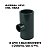 SANKING TEE DE REDUCAO SOLDAVEL UPVC CINZA 50-32MM 1-1/2"-1" - Imagem 3