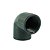 SANKING JOELHO COTOVELO 90° ROSCA/SOLDAVEL 1-1/2" UPVC CINZA 50MM - Imagem 1