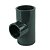 SANKING TEE DE REDUCAO SOLDAVEL UPVC CINZA 40-32MM 1-1/4"-1" - Imagem 1