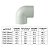 SANKING JOELHO COTOVELO 90° SOLDAVEL 1-1/2" UPVC BRANCO 50MM - Imagem 5